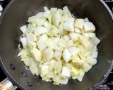 豚ひき肉と里芋とオクラのミートソース作り方6写真