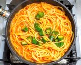 豚ひき肉と里芋とオクラのミートソース作り方9写真