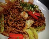 タコさんウインナー&イカ焼きそば!作り方6写真
