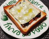 ひじき煮チーズトースト作り方2写真