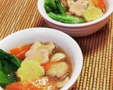 簡単☆胃腸に優しい　鶏もも肉の治部煮風作り方8写真