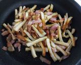 ちくわベーコンとレタスのホットサラダ作り方2写真
