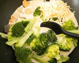 鮭とブロッコリーの食べる豆乳スープ作り方6写真