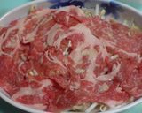 豚肉ともやしをレンジでチン！作り方2写真