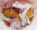 レンジで簡単ホクホク南瓜の肉じゃが風煮物作り方2写真