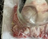 豚こま肉のカリカリチーズステーキ作り方2写真