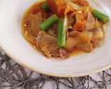 レンジで簡単ホクホク南瓜の肉じゃが風煮物作り方5写真