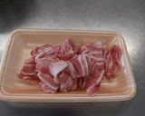 九条ねぎと豚バラの炊き込みご飯作り方1写真