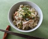 九条ねぎと豚バラの炊き込みご飯作り方6写真