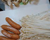 簡単！めちゃうま♪サバ缶と長ねぎの生姜鍋作り方2写真