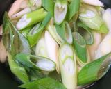 簡単！めちゃうま♪サバ缶と長ねぎの生姜鍋作り方4写真