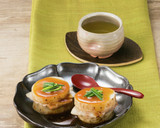 簡単★長芋と豚バラの重ね蒸しあんかけ作り方7写真