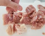 黄金比で！もも肉とさつまいもの甘辛煮作り方2写真