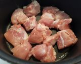 黄金比で！もも肉とさつまいもの甘辛煮作り方3写真