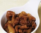 超簡単 工程2つ圧力5分！鶏皮の甘辛煮作り方2写真