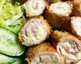 チーズ巻き巻きカツ揚げ揚げ作り方8写真