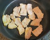 白菜と豚肉でチキンラーメン作り方2写真