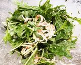 水菜と韓国海苔フレークのマヨサラダ作り方3写真