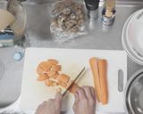 長寿豚とぶなしめじ＆ニンジンの即席炒め作り方2写真