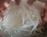 大根サラダ。お酢・砂糖・ごま油で病みつき作り方5写真