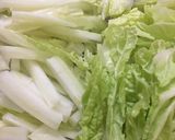 無水鍋でペンネと白菜のミルクスープ作り方1写真