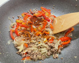 旨辛！豚ひき肉とキムチの野菜炒め作り方4写真