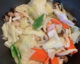 シーフード塩焼きそば作り方5写真