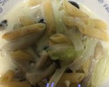 無水鍋でペンネと白菜のミルクスープ作り方4写真