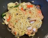 シーフード塩焼きそば作り方6写真