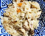秋の炊き込みご飯と、じゃが玉ねぎ味噌汁作り方9写真