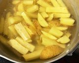 秋の炊き込みご飯と、じゃが玉ねぎ味噌汁作り方11写真