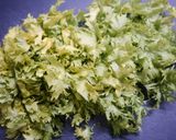 簡単！わさび菜のわさびサラダ作り方1写真