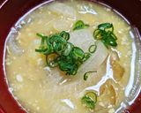 秋の炊き込みご飯と、じゃが玉ねぎ味噌汁作り方13写真
