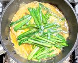 シーフードミックスとニラの玉子丼作り方9写真