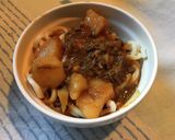 残りカレーでチーズのうまみカレーうどん作り方6写真