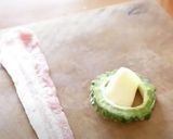 ハマる！ゴーヤとチーズの豚バラ巻き！作り方4写真