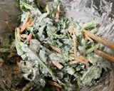 さくさくっ！簡単！春菊とにんじんの天ぷら作り方4写真