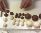 手ごねで♪くまのちぎりパン作り方12写真