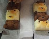 手ごねで♪くまのちぎりパン作り方24写真