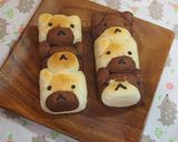手ごねで♪くまのちぎりパン作り方25写真