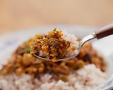 親子で腸活★野菜と豆のドライカレー作り方5写真