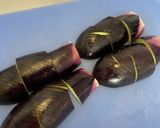 フライパン皮ごと焼きなす　作り方1写真