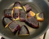 フライパン皮ごと焼きなす　作り方5写真