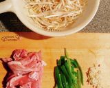 焼肉タレとオイスターソースで豚もやし炒め作り方1写真