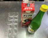 卵の空きパックでりんごシャーベットアイス作り方1写真