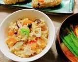 炊飯器にお任せ♪餅餅な中華おこわ風♪作り方7写真
