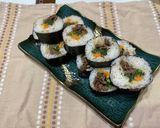 基本的なキンパ作り方9写真