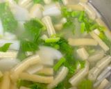 かぶと油揚げの味噌汁^^作り方7写真