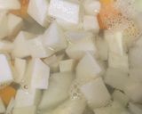 時短簡単！里芋と残り野菜で豆乳スープ作り方1写真