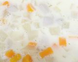 時短簡単！里芋と残り野菜で豆乳スープ作り方2写真